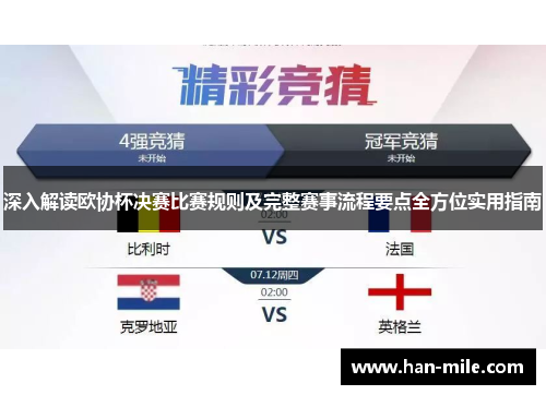 深入解读欧协杯决赛比赛规则及完整赛事流程要点全方位实用指南 深入解读欧协杯决赛比赛规则及完整赛事流程要点全方位实用指南